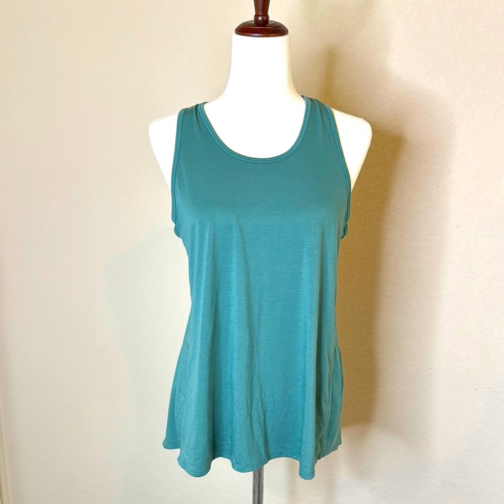 Athletes Teal Sleeveless Women's Top